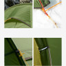 Палатка 2-местная NATUREHIKE OPALUS NH17L001-L 6976023924781 20D зеленый