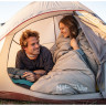 Ультралёгкий спальный мешок NATUREHIKE M400 с капюшоном хлопок правая молния 6927595701270
